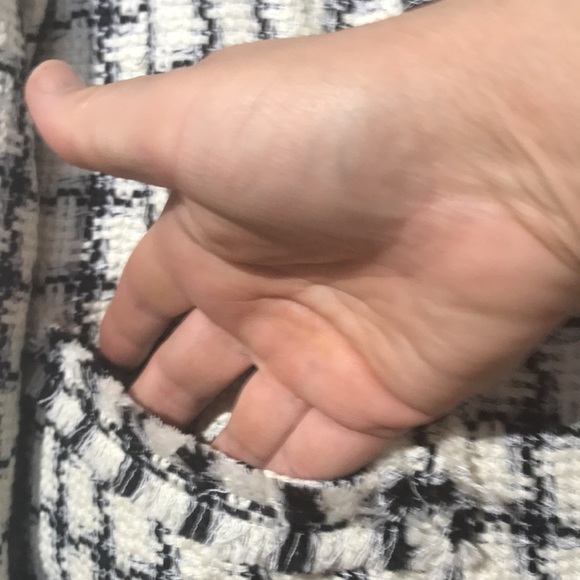 Karl Lagerfeld zippered tweed jacket - siz… - Picture 4 of 11